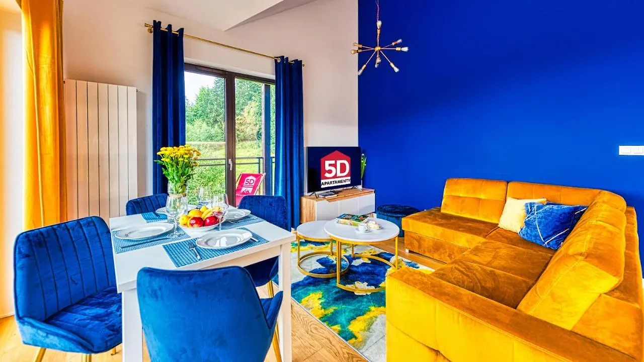 Apartament Penthaus Dwupoziomowy z Klimatyzacją i 2 Łazienkami - 5D Apartamenty Karpacz